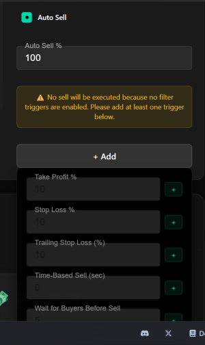 Sell Filter Internal